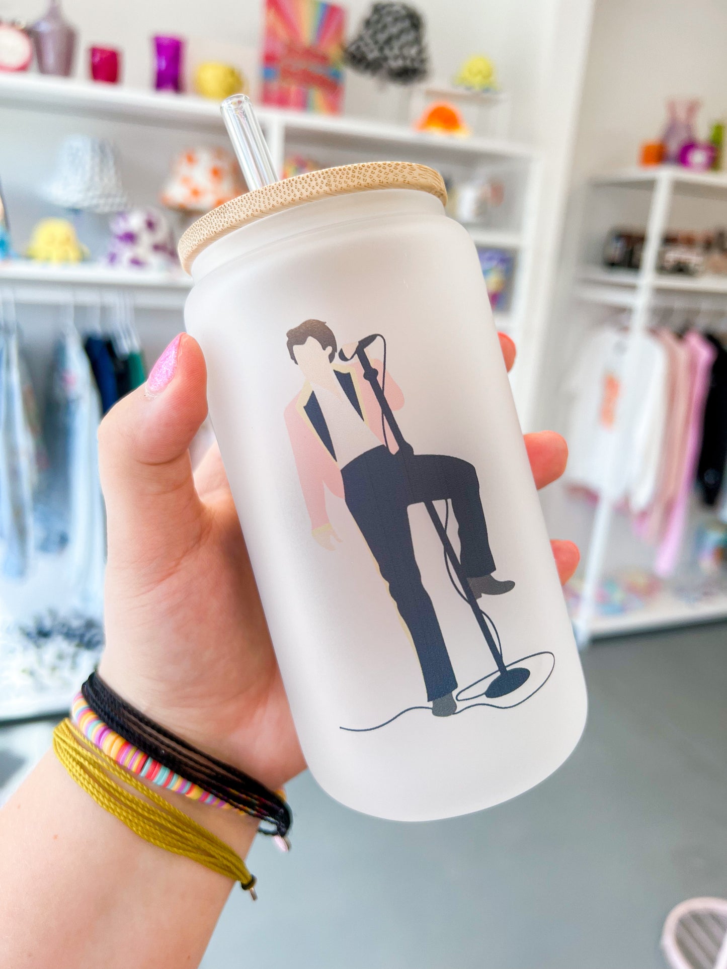 Harry Styles Drinking Glass - 16 oz. Glass