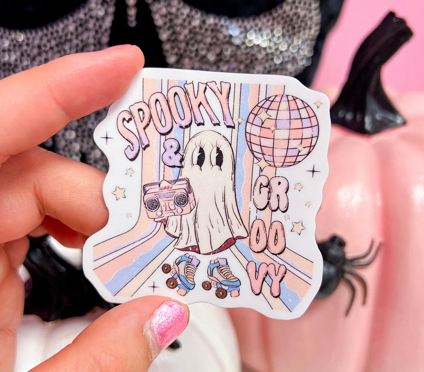 Spooky and Groovy Sticker