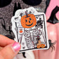 Pumpkin Skelly Sticker