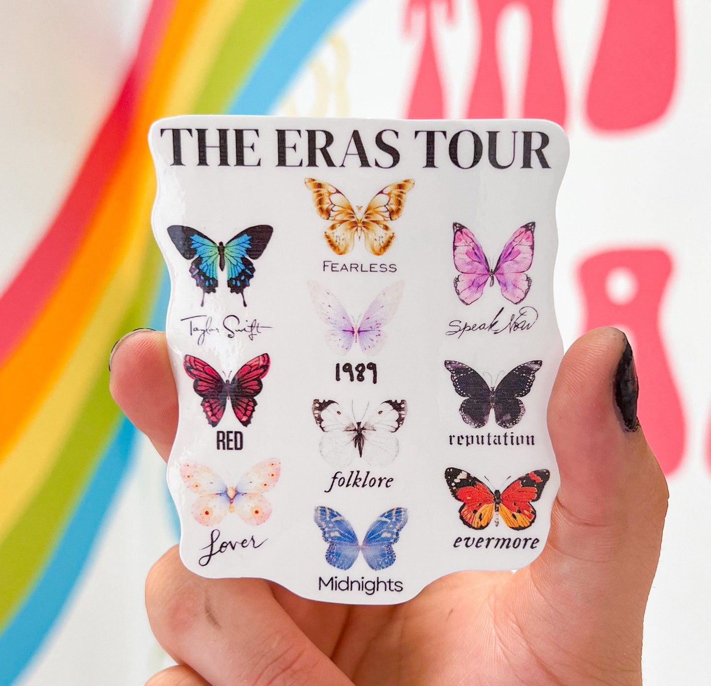 The Eras Butterflies Sticker