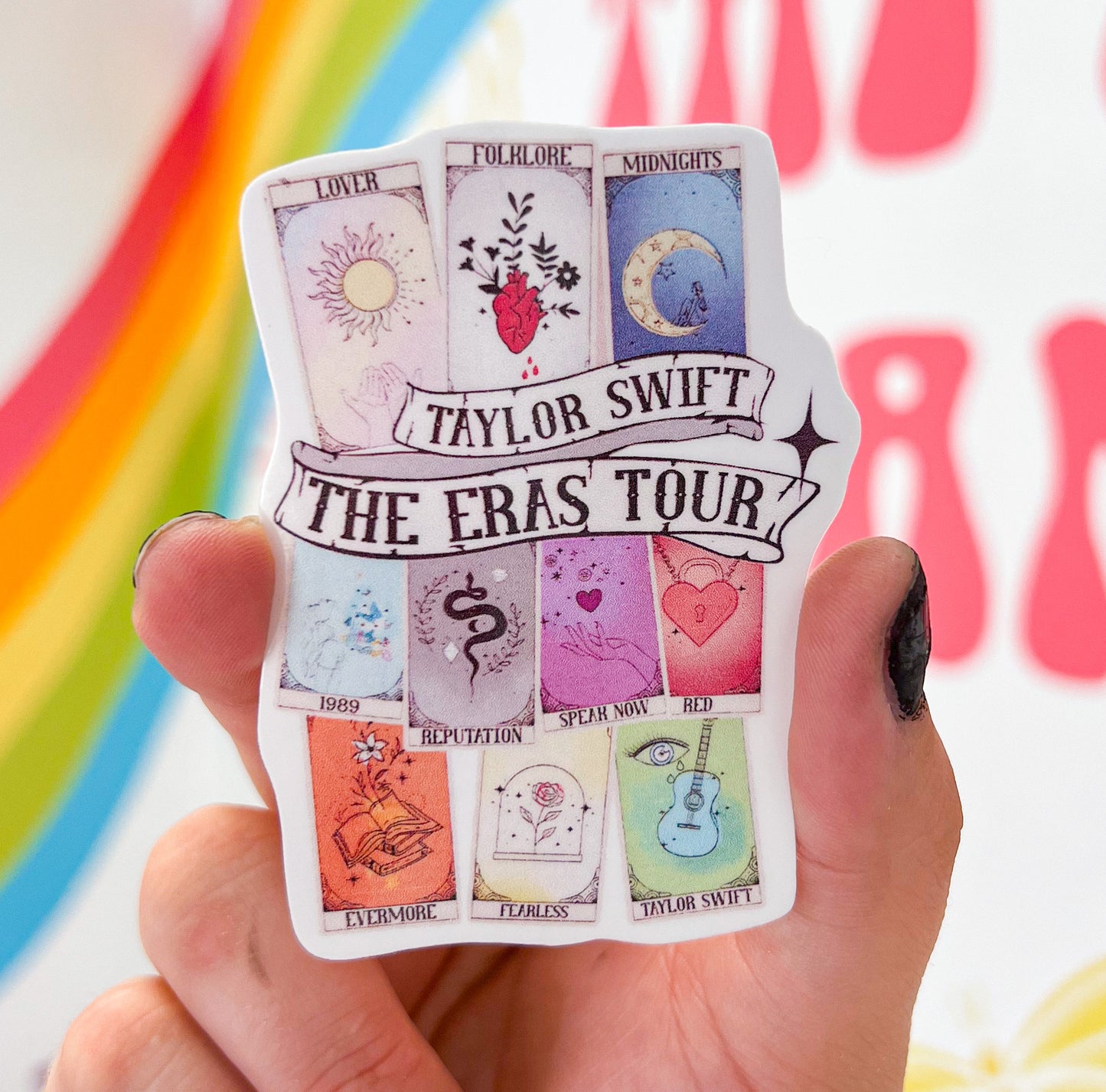 The Eras Tarot Cards Sticker