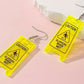 Caution Slippery Sign Earrings