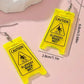 Caution Slippery Sign Earrings
