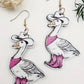 Silly Goose Cowgirl Earrings