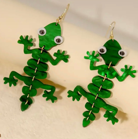 Lizard Dangle Earrings