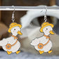 Rainy Day Duckling Earrings