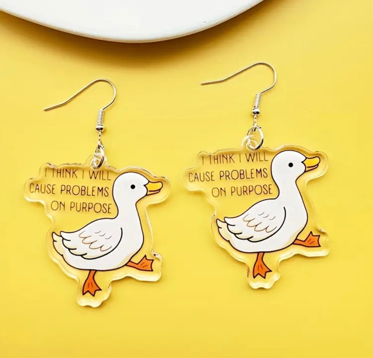 Cute Duck Earrings