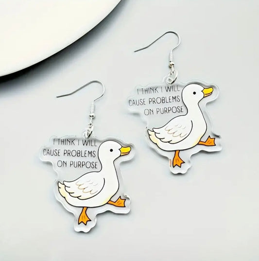 Cute Duck Earrings