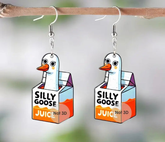 Silly Goose Juice Earrings