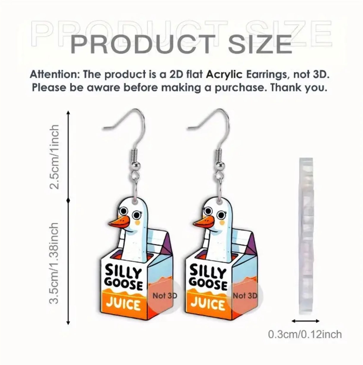 Silly Goose Juice Earrings