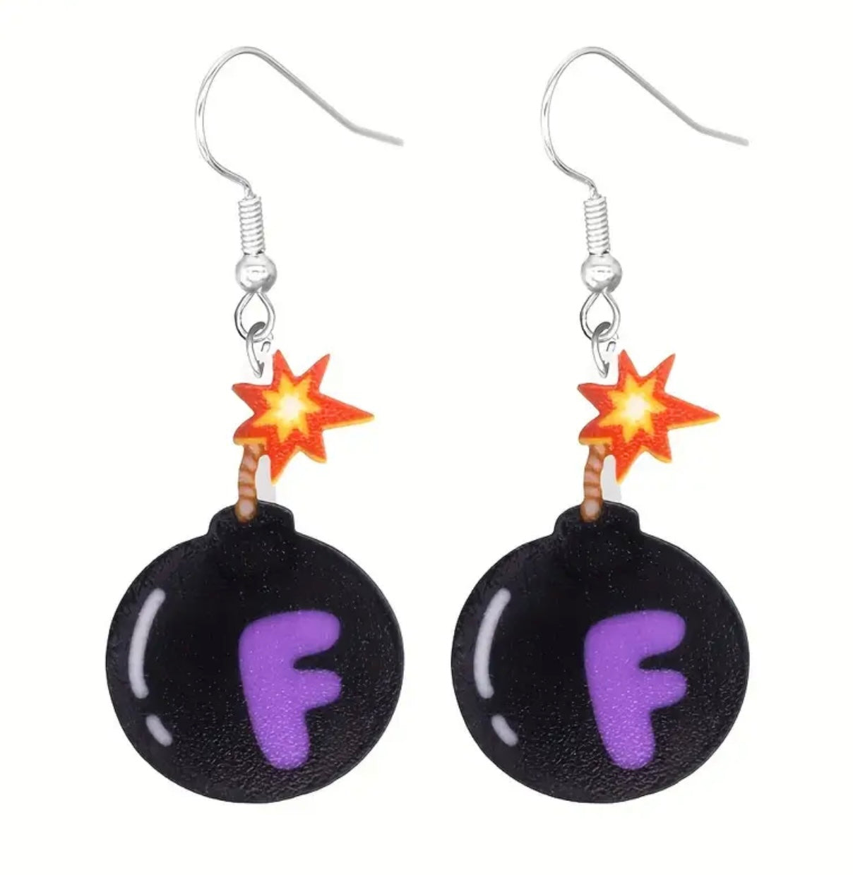 F Bomb Earrings