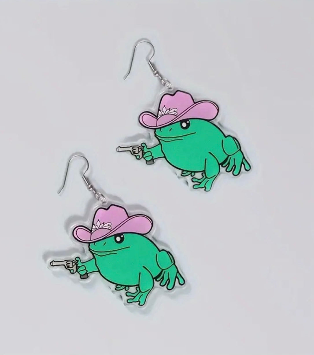 Pew Pew Froggy Earrings