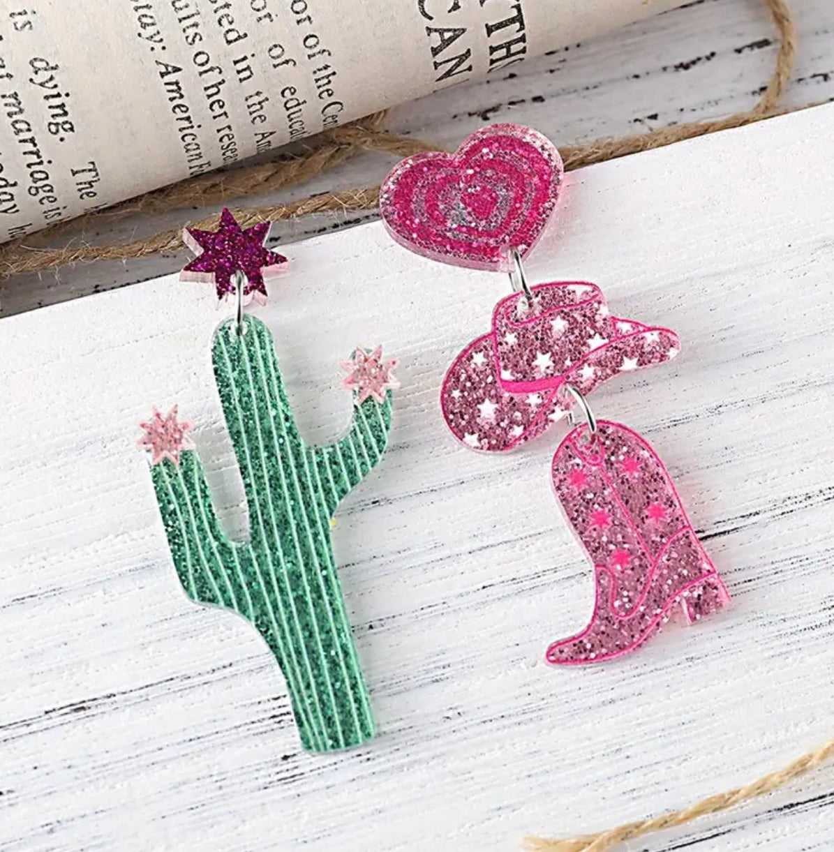 Wild West Cactus Earrings