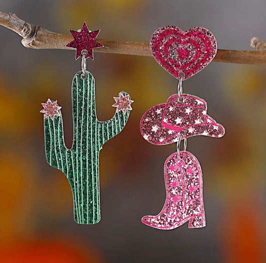 Wild West Cactus Earrings