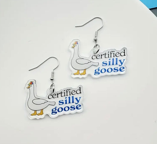 Certified Silly Goose Earrings