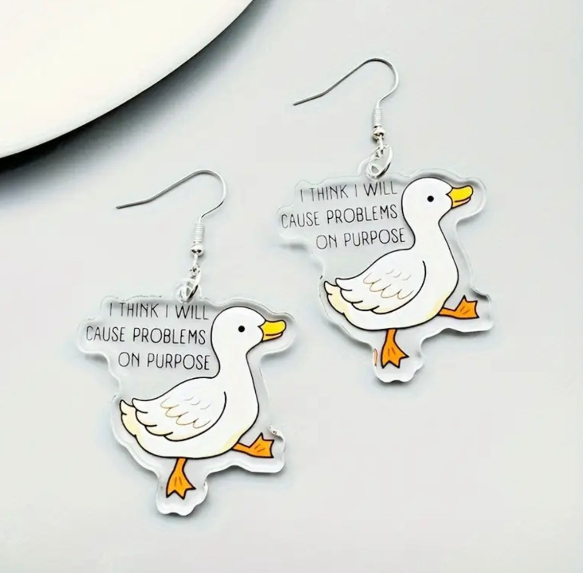 Causing Problems On Purpose Earrings