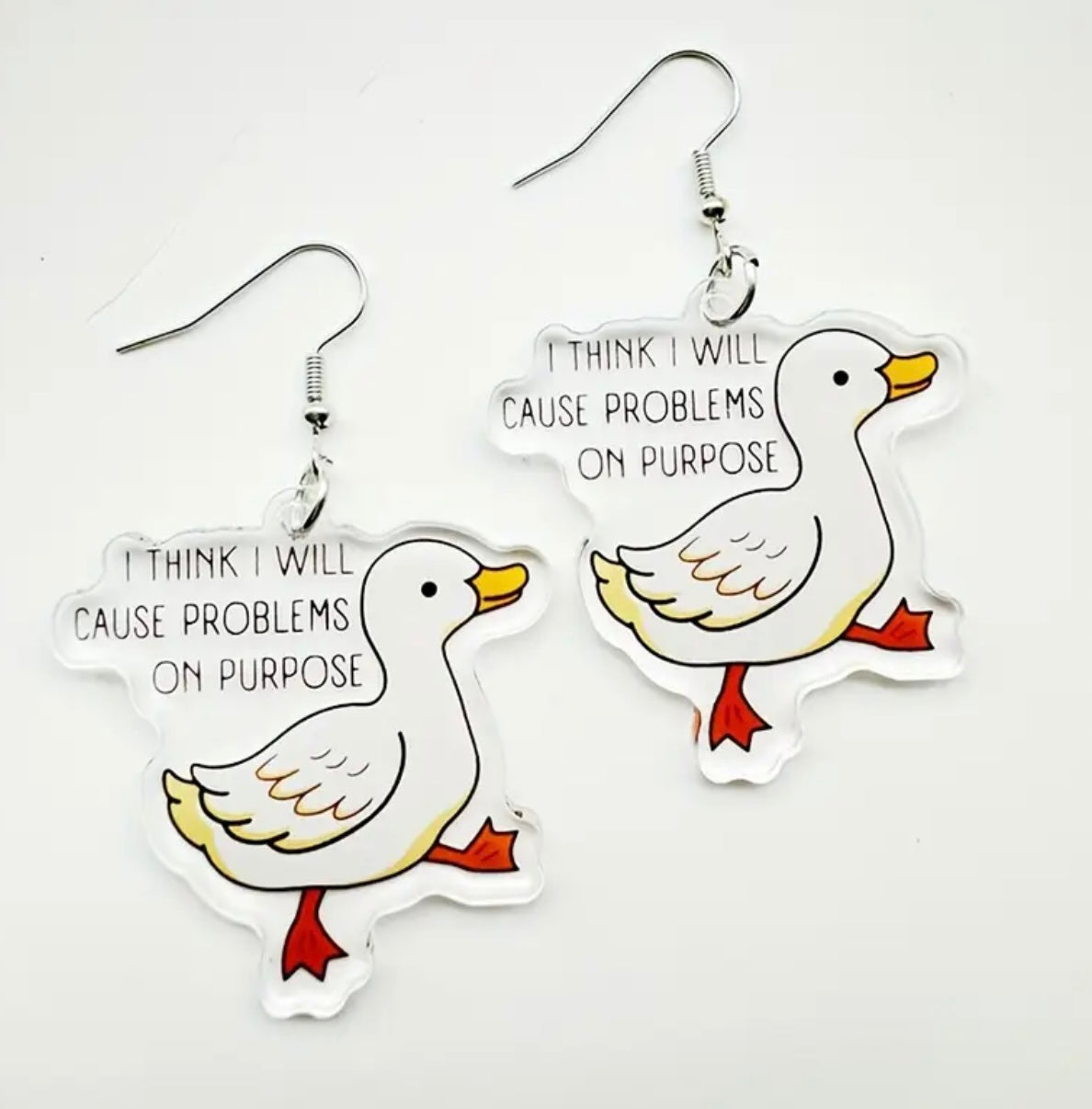 Causing Problems On Purpose Earrings