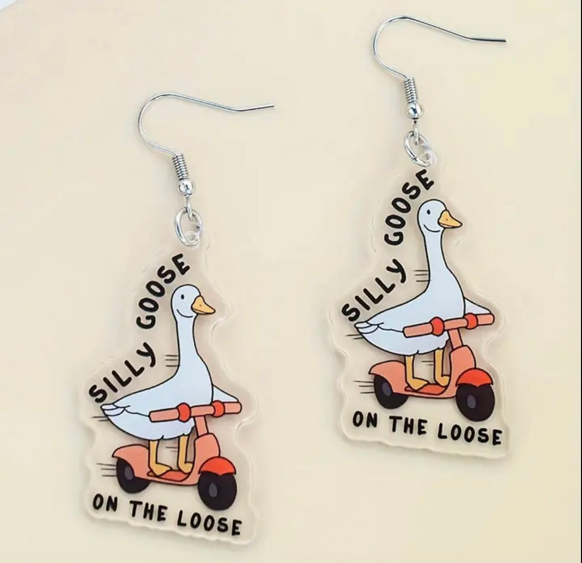 Silly Goose On The Loose Earrings