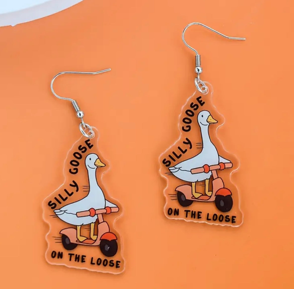 Silly Goose On The Loose Earrings