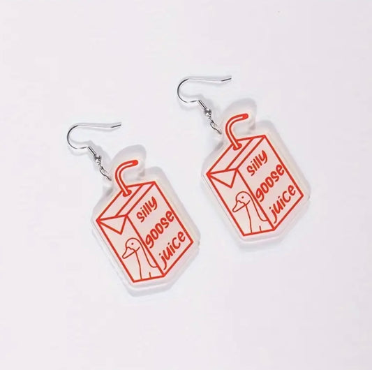 Silly Goose Juice Earrings