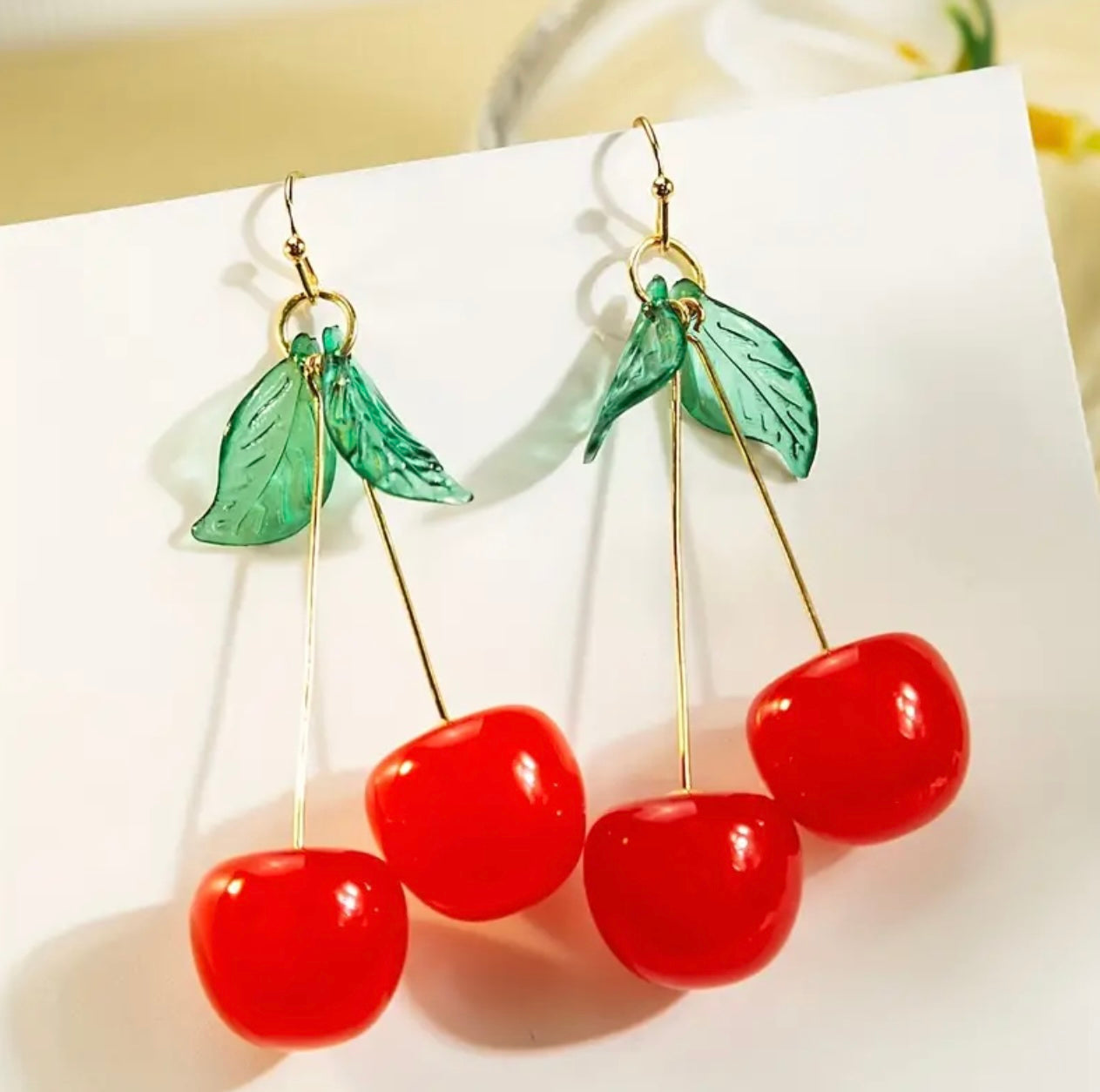 Cherry Dangle Earrings