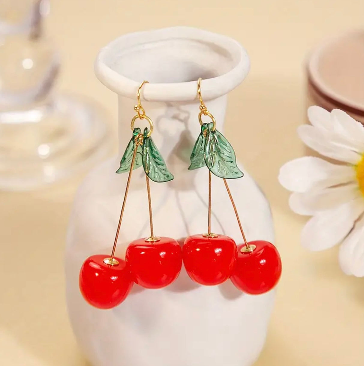 Cherry Dangle Earrings