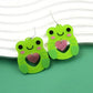 Little Frog Big Heart Earrings