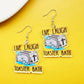 Live Laugh Toaster Bath Earrings