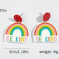 Be Kind Rainbow Earrings