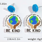 Be Kind - World Earrings