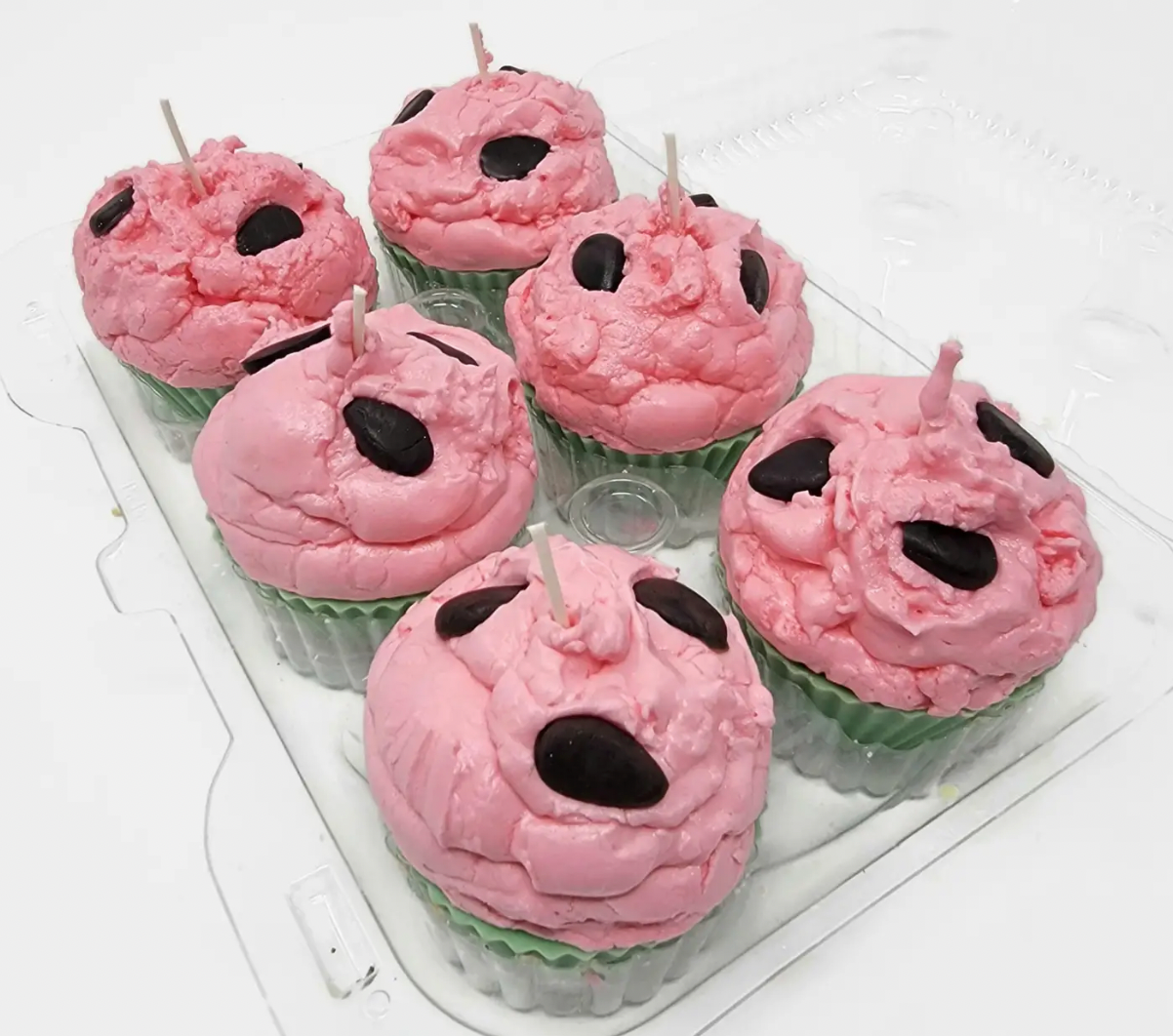 Watermelon Cupcake Candle