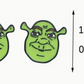 Shrek Stud Earrings