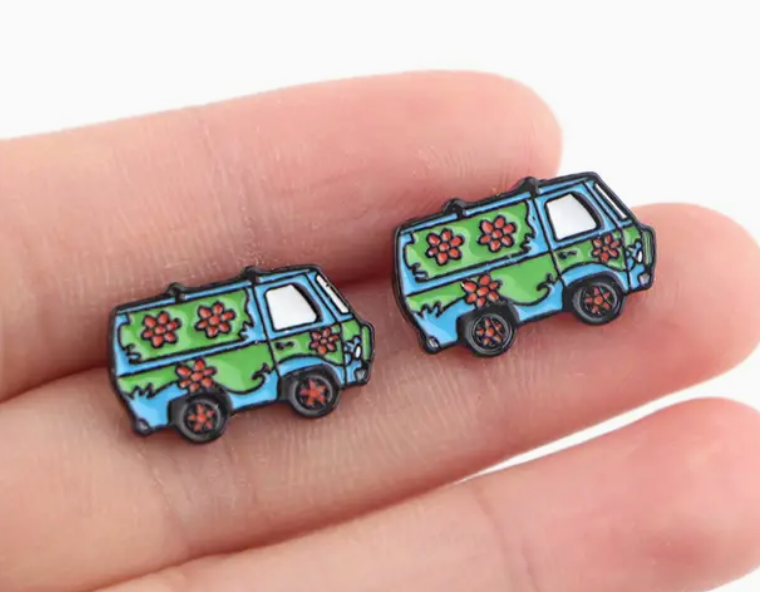 Mystery Machine Stud Earrings