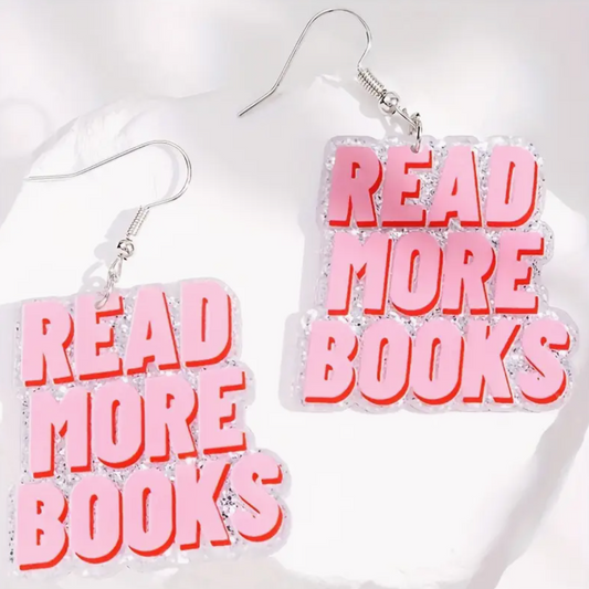 Read More Books Earrings