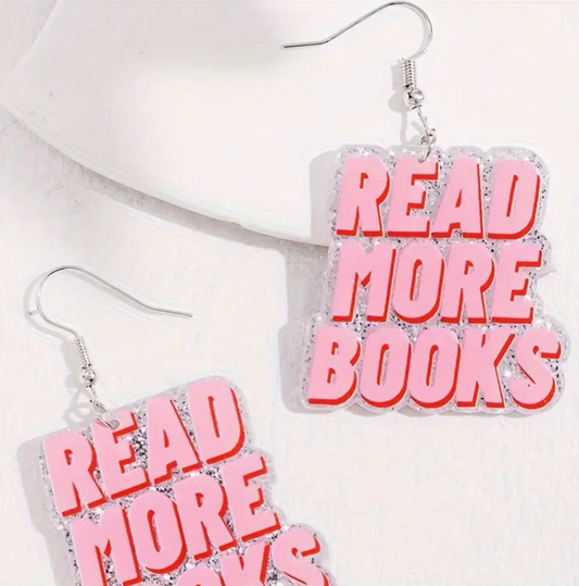 Read More Books Earrings