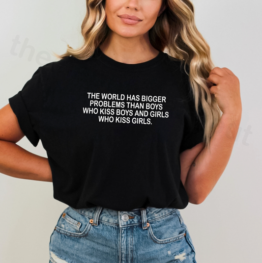 Bigger Problems Tshirt - Black