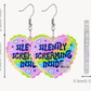 Silently Screaming Inside Earrings
