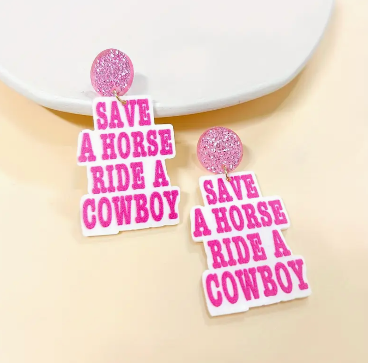 Save A Horse Earrings