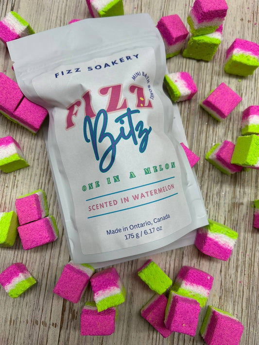 Fizz Bitz- Mini Bath Bombs in Watermelon