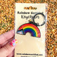 Progressive Rainbow Enamel Keychain