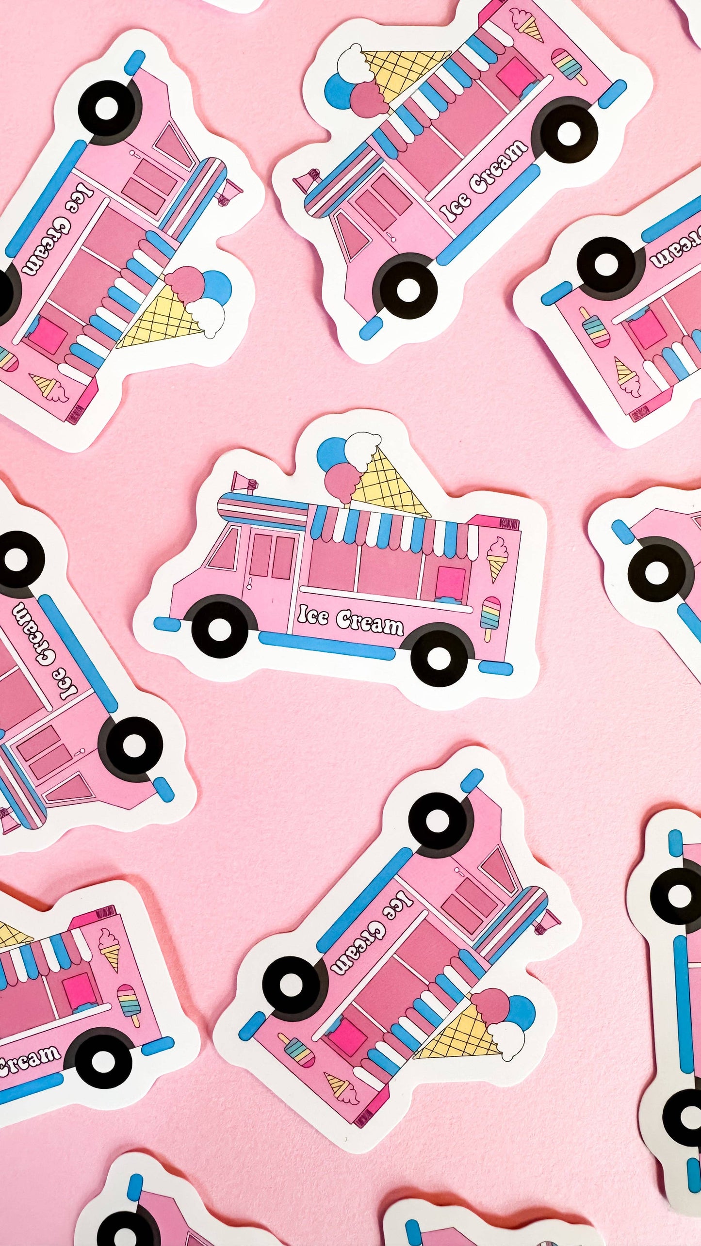 Transgender Ice Cream Truck Sticker