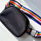 Rainbow Belt Bag - Black