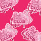 Pink Pony Club Vintage Sign Vinyl Sticker