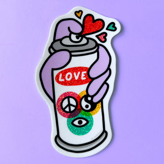 Sticker - Spray Love Sparkle