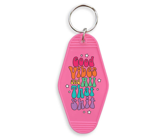 Good Vibes Motel Keychain