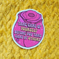 Take care of yourself vibrator sticker