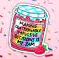 Questionable Impulsive Decisions Vinyl Sticker