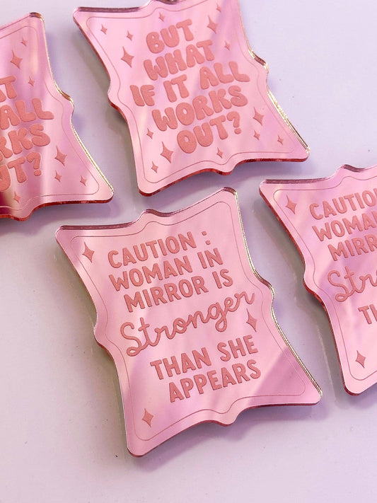 Engraved Mirror Magnets