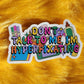 Hyperfixating sticker adhd Autism waterproof hydroflask