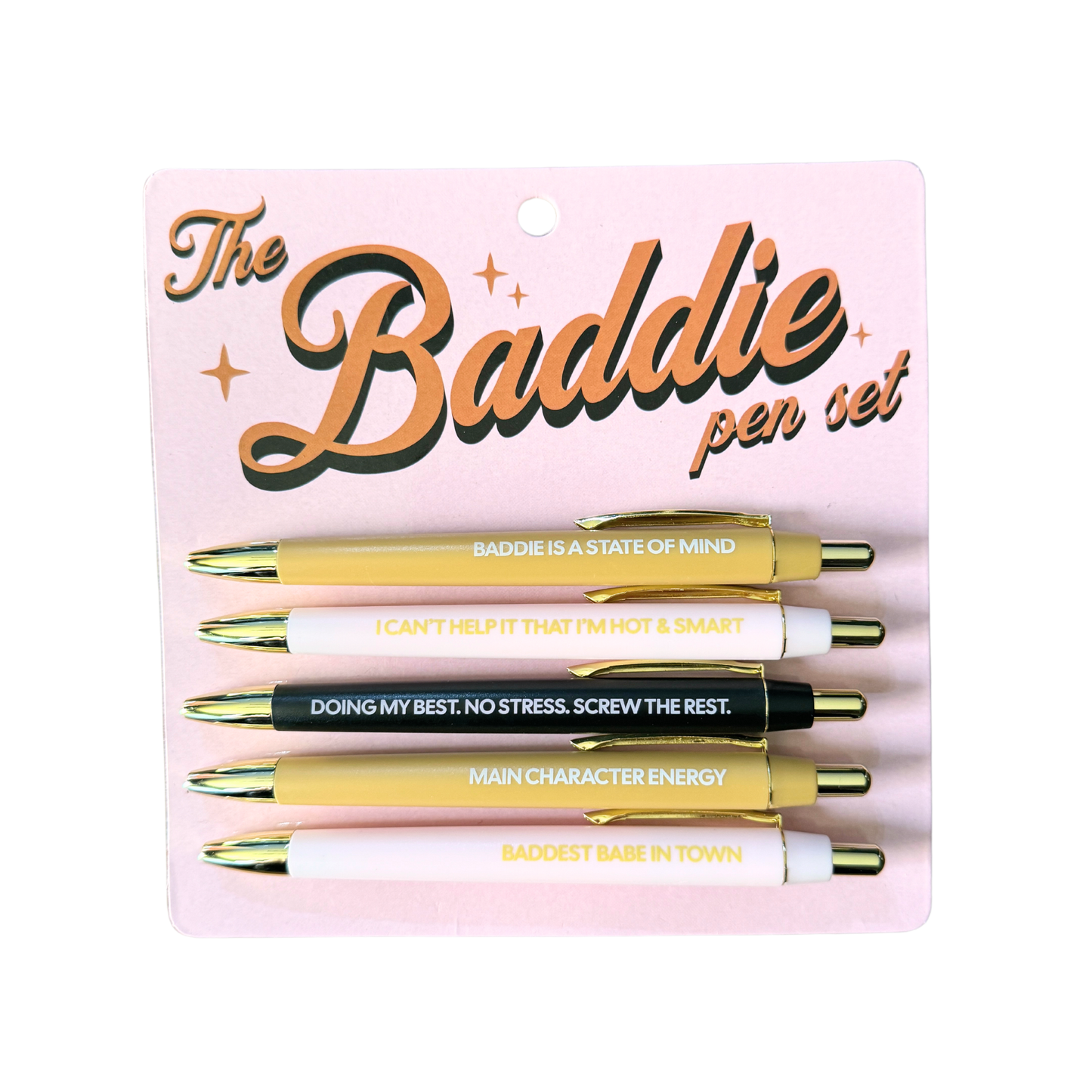 The Baddie Pen Set (funny, gift, stocking stuffer)